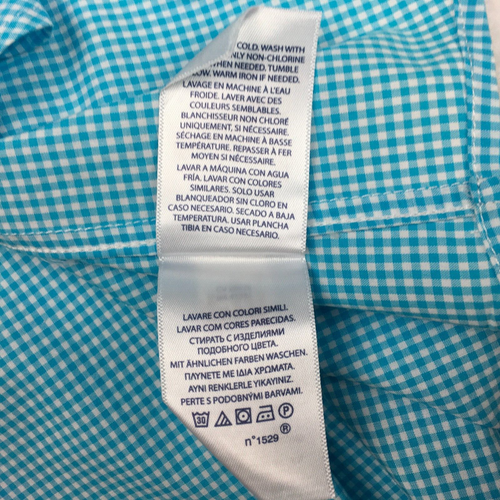 Ralph Lauren Button Up Shirt BOYS EXTRA LARGE 18-20 Blue Checkered - Picture 13 of 14