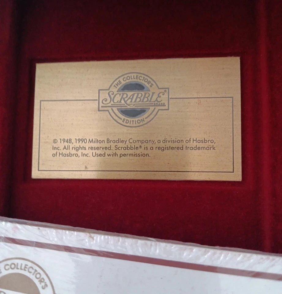 Scrabble Wooden Swivel Board Franklin Mint Collector's Edition NO TILES *READ - Image 3 of 4