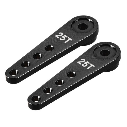 Yeah Racing AXSC-057 Inserti In Alluminio Per Salvaservo 25T (2 Pezzi) Per Micro Servo, SCX10 III