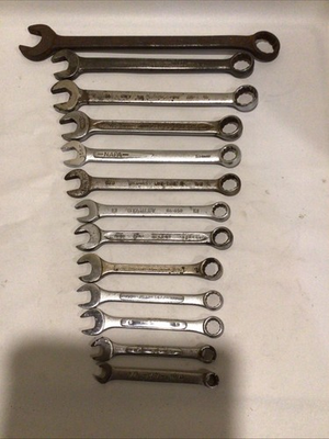 #ad Vintage Combination Wrenches Napa Billings Challenger Herbrand Lot Of 13 $13.95