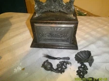 UNKNOWN RELIGIOUS ITEM LAST SUPPER THEME MAYBE BAPTIZE BOX DRAWER BACK DAMAGED