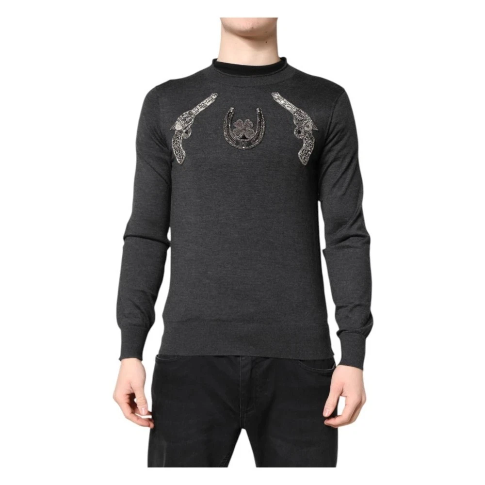 Dolce&Gabbana Gray Sweaters for Men for sale | eBay