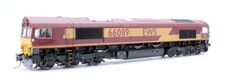 BACHMANN 'OO' GAUGE EWS CLASS 66 #66089 DIESEL LOCOMOTIVE *RENUMBERED