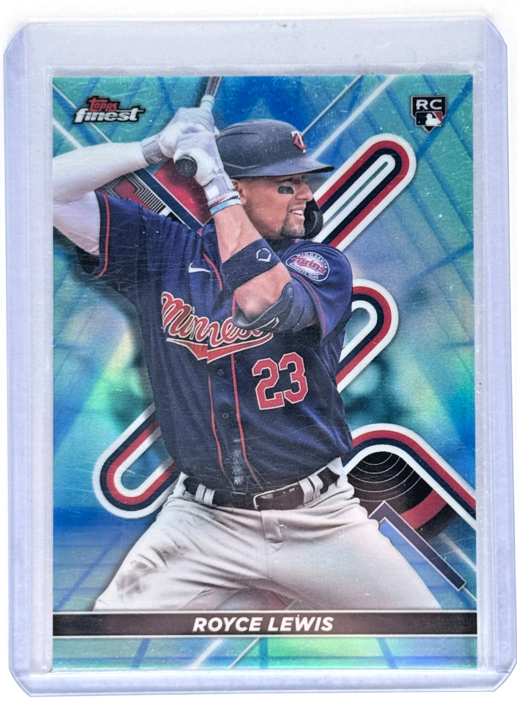 2022 Topps Finest Blue/Aqua Vapor Refractor #87 Royce Lewis #/250 ⚾ RC