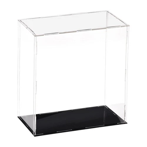 sourcing map Acrylic Clear Display Case Box Dustproof Protection Showcase Cube