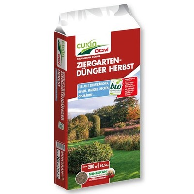 Cuxin DCM Ziergartendünger Herbst 10,5 kg Herbstdünger Gartendünger