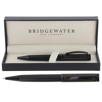 Bridgewater Cambridge Signature Kugelschreiber Luxus Geschenkbox Chrom & Gold