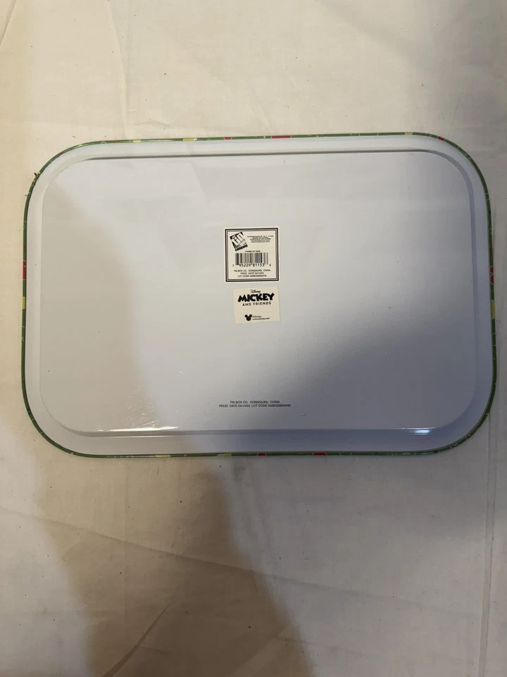 Disney Christmas Mickey and Minnie Tray- Rectangular Tin Serving Tray- 13.5" L  - Image 3 of 4