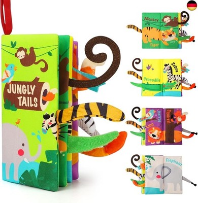 beiens Baby Toy 6 Months, Baby Book Fabric Book Feel Book Crinkle Book Picture