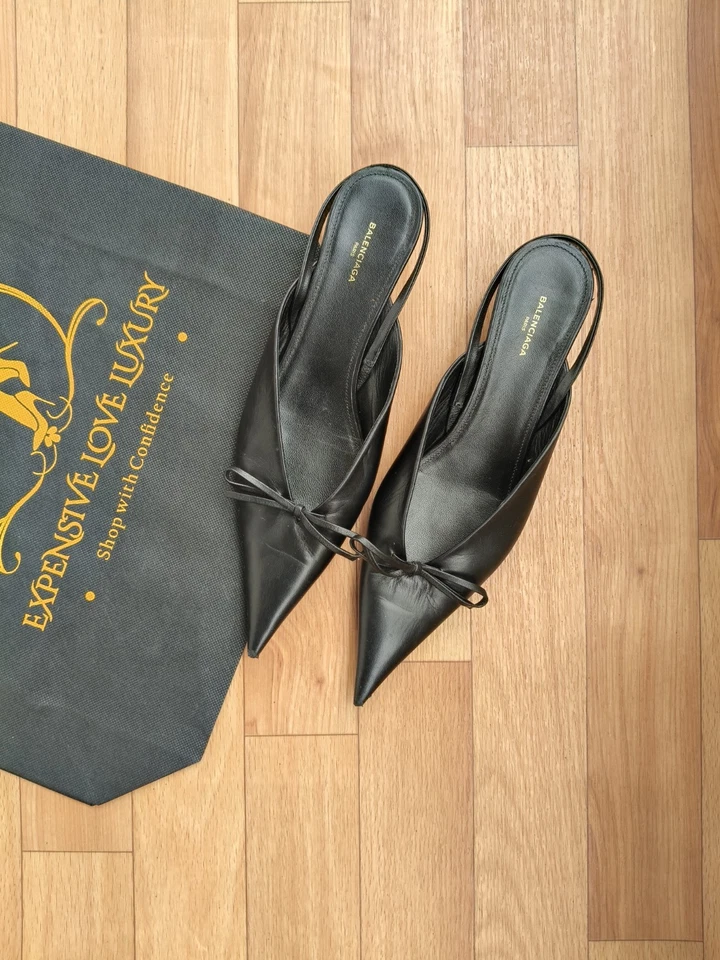 CUCHILLO BALENCIAGA GATITO HONDA TALLA EU 38, 8 US, 5 UK  Foto 2 de 4