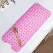 Bathtub Mats for Shower Tub Non-Slip Bath Mat 39 x 16 Inch Extra Long Shower