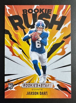 2025 Panini Rookies & Stars - Jaxson Dart (RC) Rookie Rush #6 Giants 