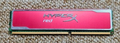 Kingston HyperX Red 4GB DDR3 1333MHz PC3-10600U PC Gaming Desktop RAM Riegel