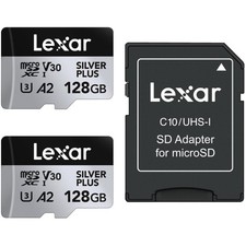 Micro SD Karte 128GB USB 3.0 Adapter UHS-I V30 U3 Class 10 Speicherkarte