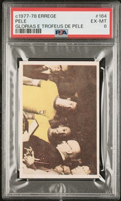 Carte à Collectionner Pelé 1977 Glorias E Trofeus - #71 - Notée PSA 4 VG-EX - Rare