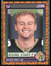 2024 Panini Score-A-Treat - Rising Stars Michael Pratt #40 Orange Pumpkins (RC)