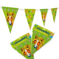 Lutz Mauder Kindergeburtstag Wimpelkette Pony | Kinder Party Dekoration