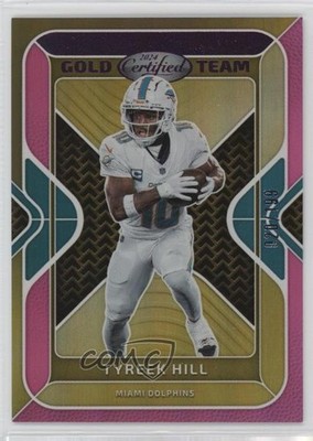 2024 Certified Gold Team Pink Mirror /199 Tyreek Hill #GT-THL 07te