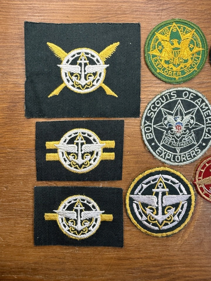 VTG 1950s/1960s Set 11 Rank Award Explorer Program Boy Scouts of ...