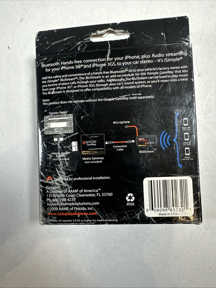 Adaptador Bluetooth Isimple B52IS BluStream Foto 3 de 3