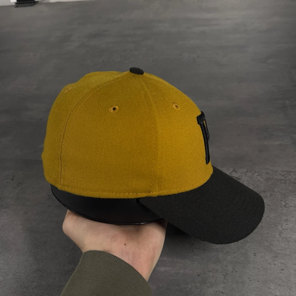 Pittsburgh Pirates Hat New Era Cap Child Youth Dark Gold Black 39Thirty Baseball - Image 4 of 4