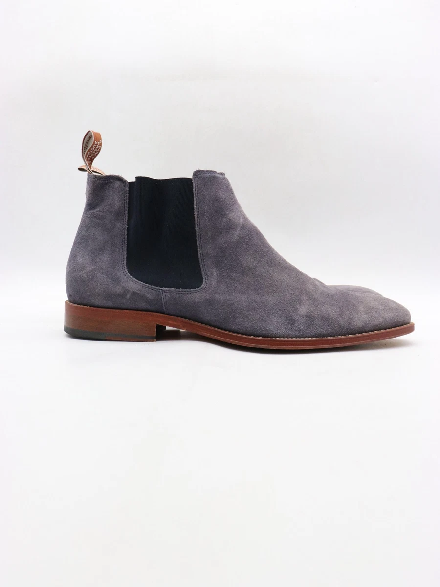 Rails Mens Genuine Navy Blue Suede Chelsea Ankle Casual Jumper Boots Sz 43 US 10 Men main image 2