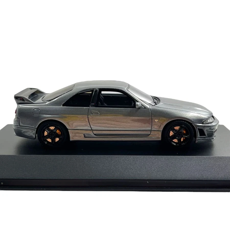 Modellino Auto Kyosho 1/43 Nissan Skyline GT-R R33 Nismo Grand Touring Car Grey - Immagine 4 di 4