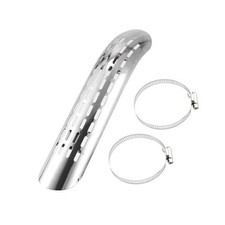 1 Set Universal Motorcycle Curve Exhaust Heat Shield Exhaust Pipe Heat