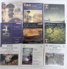 Lot 9 GERALD FINZI CDs Classical Music MINT DISCS No Cases