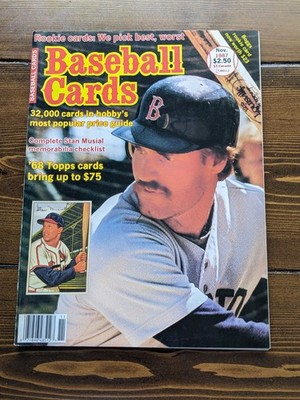BASEBALL CARDS Magazine Vintage Issue November 1987 STAN MUSIAL WADE BOGGS Cover