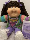 1989 HASBRO TRANSITIONAL #19 Cabbage Patch Kids PHOEBE BERNADETTE Girl Doll