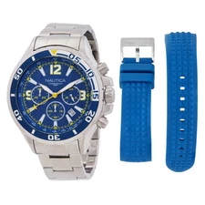 Nautica Chronograph Quartz Blue Dial Men's Watch NAPNSS219