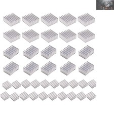 40 PCS Effective Cooling Heatsink Kit with Adhesive Tape for Raspberry Pi Owners