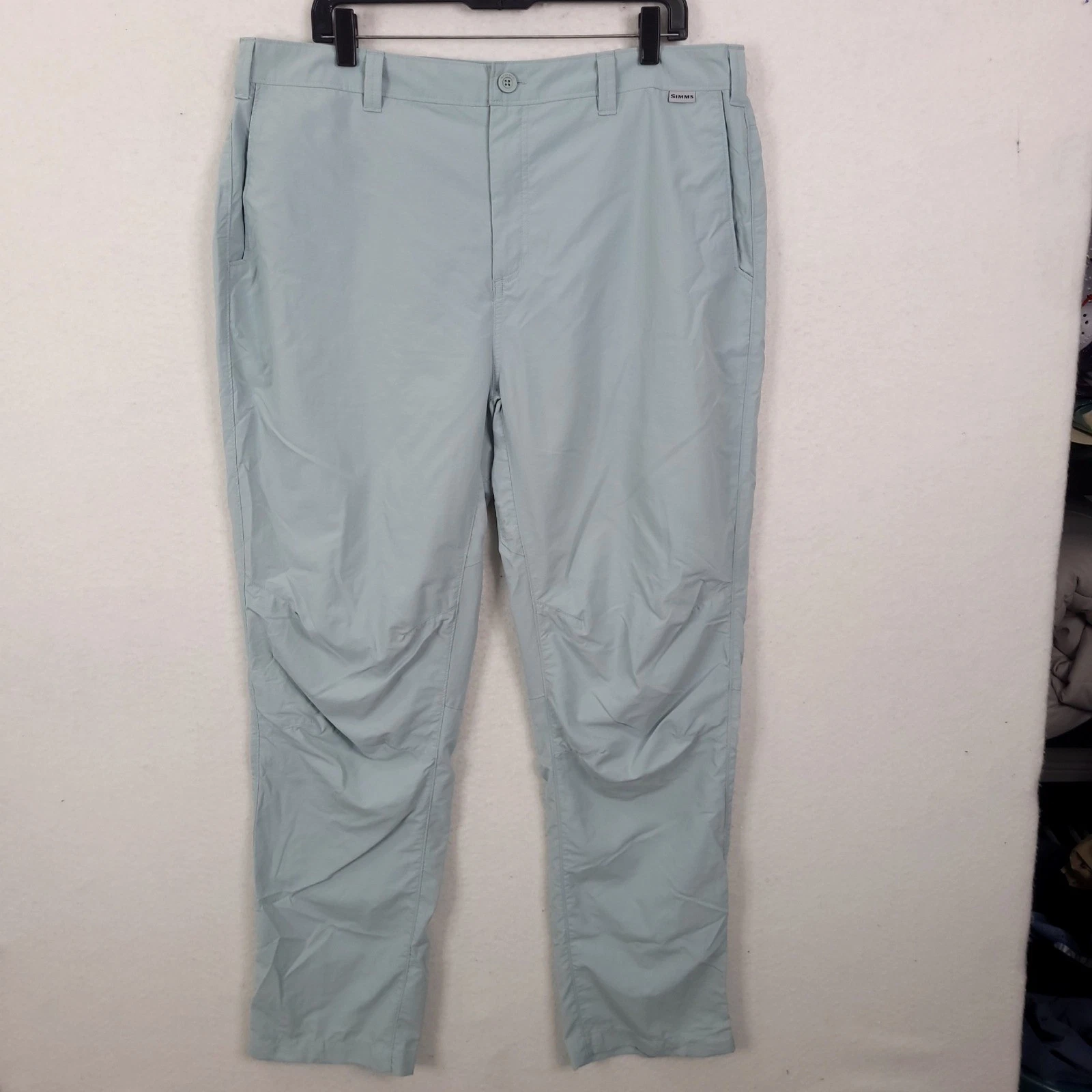 Simms Superlight Fishing Pants Mens Size 40R Light Blue Quick Dry Hiking Outdoor
Opens in a new wind