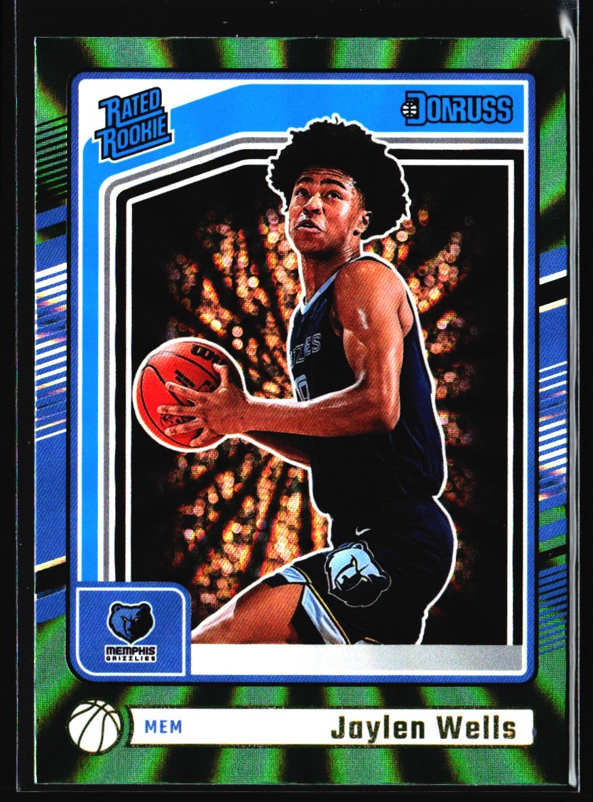 2024-25 Donruss Jaylen Wells Rookie Memphis Grizzlies #245