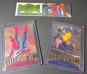 1995 Fleer Marvel Metal Master Set 138 Base + 18 Metal + 18 Gold ~ PACK FRESH!