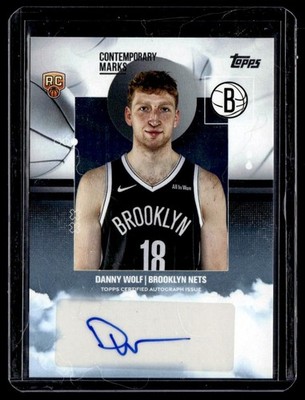 2025-26 Topps NBA Flagship Contemporary Marks Danny Wolf RC Auto 