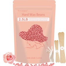 Hard Wax Beads, 2.5 lb Beans for Hair 1.74 Ounce Pack of 23 , Rose-Pink