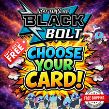 Pokémon Black Bolt CHOOSE YOUR CARD! Buy 2 Get 1 FREE!