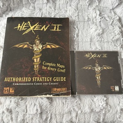 Hexen II PC CD-ROM Game (1997, id Software) + BradyGames Strategy Guide Complete