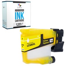 Compatible LC506XL Yellow Ink Cartridge fits Brother INKvestment MFC-J4355DW
