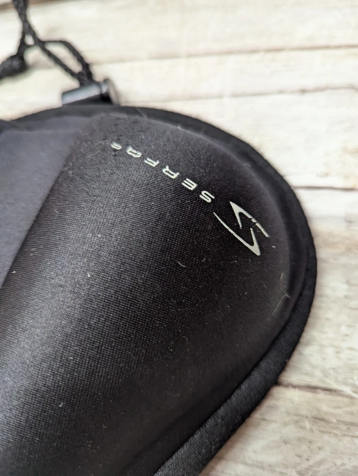 Funda de asiento de bicicleta Serfas diseño de ranura profunda negra cojín grueso gel suave Foto 3 de 4