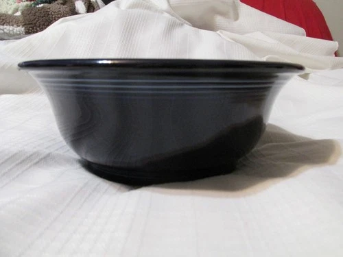 Fiesta Cobalt Blue Rimmed Serving Mixing Bowl Homer Laughlin HLC 9 1/2"