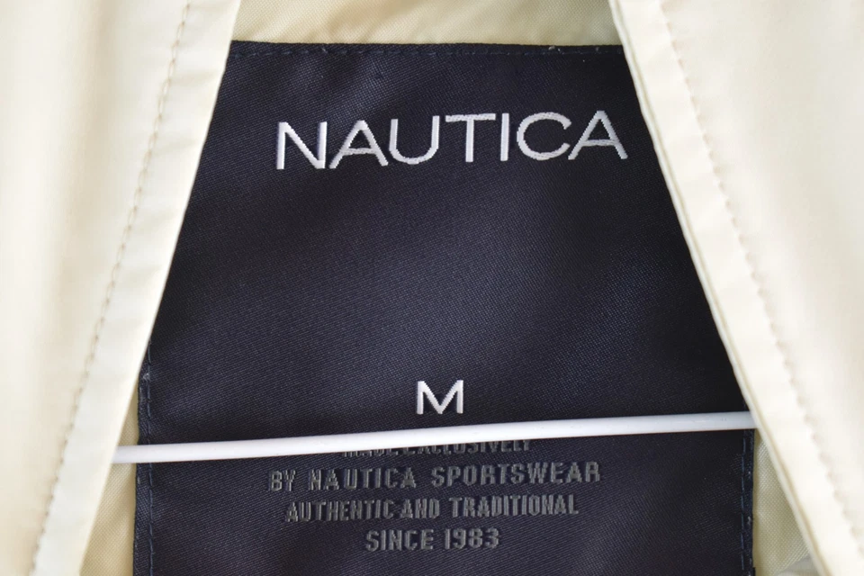 NAUTICA Beige Vest size M Mens Gilet Casual Outdoors Outerwear - Image 4 of 4