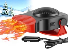 Car Heater-Plug in Cigarette Lighter Fast Heating Defrost Defogger Demister Heat