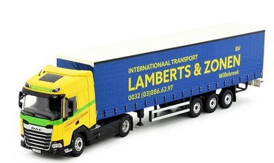 TEKNO, DAF XF 4x2 mit Anhänger 3 Achsen LAMBERTS & ZONEN., 1/50, TEK85184