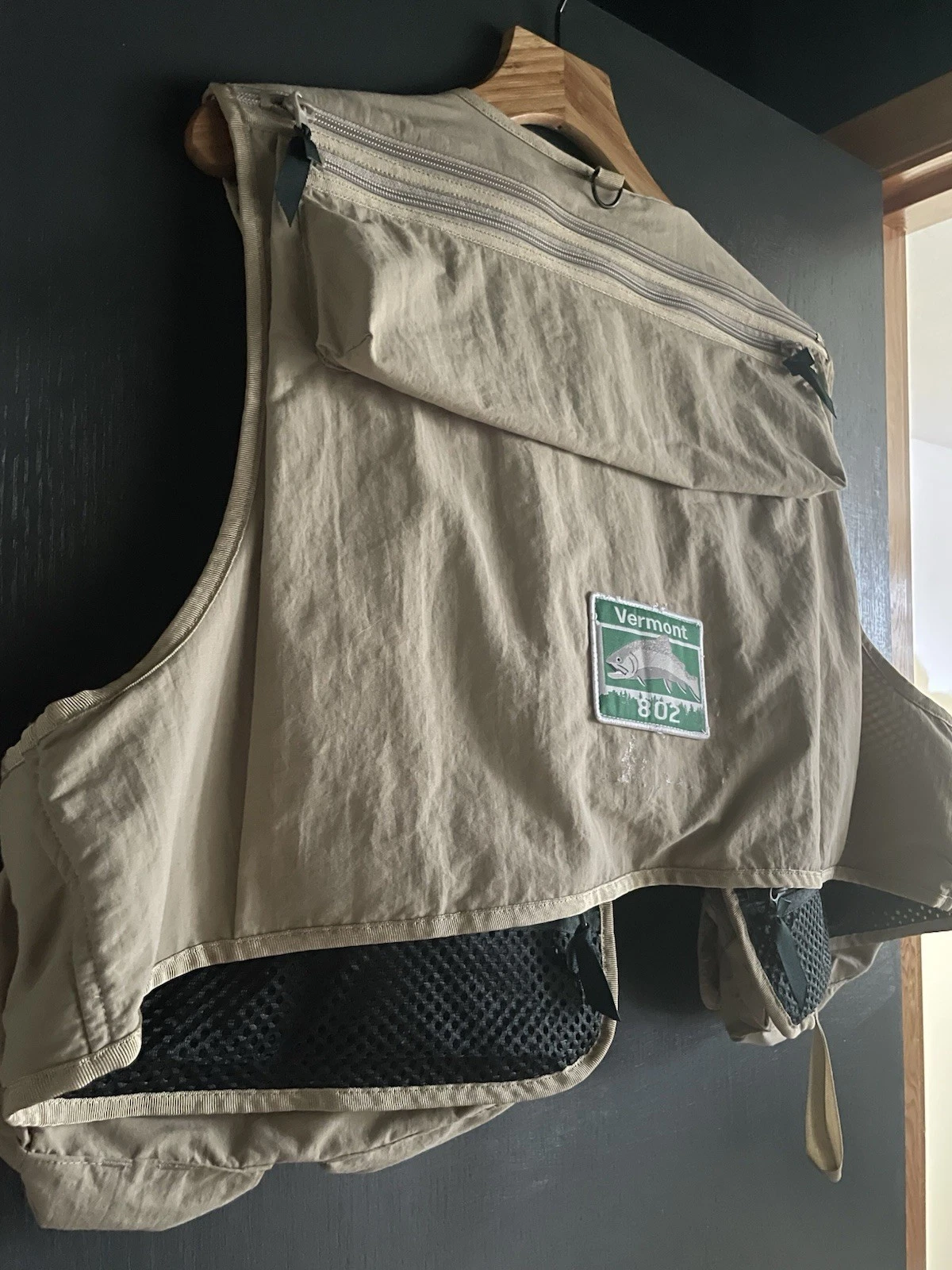 Patagonia Vermont Patch Fly Fishing Reinvest Men’s Vest XL Spring2000