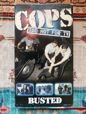 #ad Cops Too Hot For TV VHS Used Busted Vol 1 Reality Police 20 Fox Not Tested *Mold $9.99