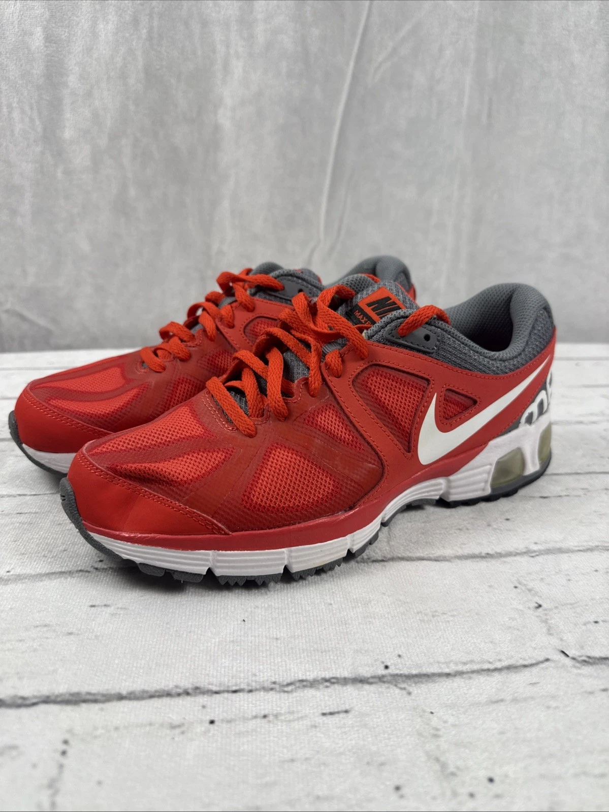 NIKE AIR MAX RUN LIFE 4 2012 ( RED ) SNEAKERS/RUNNING SHOES SIZE 5.5
