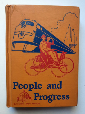 People and Progress 6 Cathedral Basic Readers 1950 HC